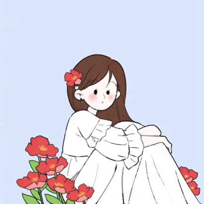 文艺微信头像女生手绘 女生头像 第14张