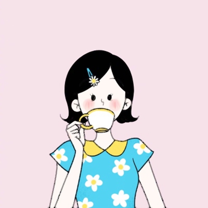 文艺微信头像女生手绘 女生头像 第12张
