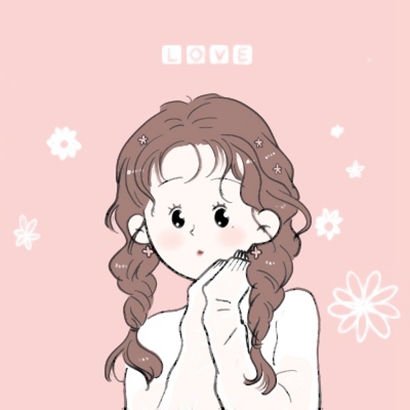 文艺微信头像女生手绘 女生头像 第8张