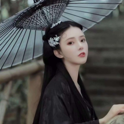 高清冷漠古风女生头像
