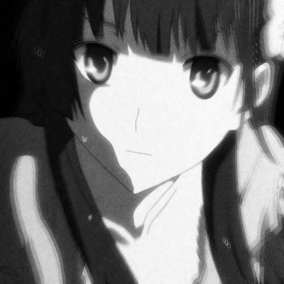 动漫头像女黑白伤感 女生头像 第23张