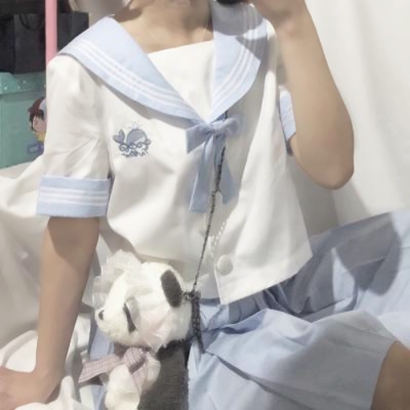 高中生制服部位女生头像 女生头像 第5张