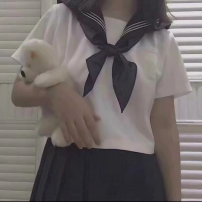 高中生制服部位女生头像 女生头像 第13张