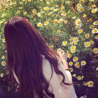 美女长发背后头像 女生头像 第16张
