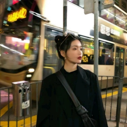 韩系原宿风女生高冷头像 女生头像 第22张
