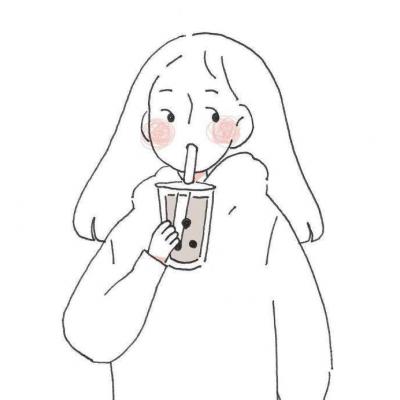 短发女生简笔画头像 女生头像 第14张