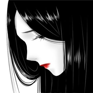 红眼动漫头像女 女生头像 第5张
