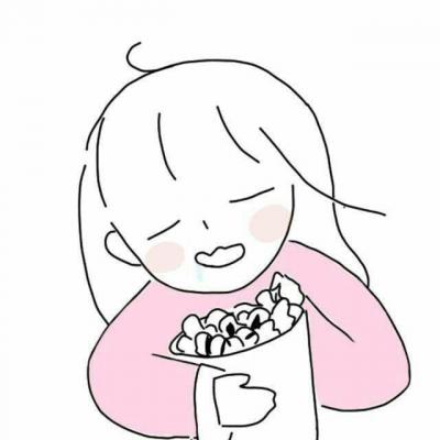 短发女生简笔画头像 女生头像 第10张
