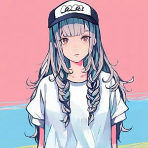 手绘素描现代高冷美女 女生头像 第16张