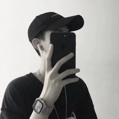 帅气男生遮脸图生头像 男生头像 第32张