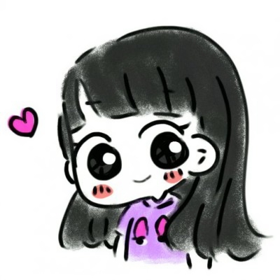 抖音简笔画小女孩可爱 女生头像 第6张