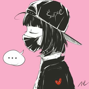 手绘素描现代高冷美女 女生头像 第14张