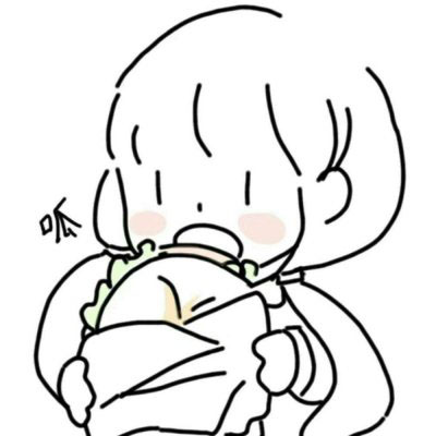 短发女生简笔画头像 女生头像 第15张