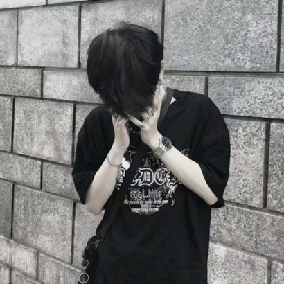 帅气男生遮脸图生头像 男生头像 第25张