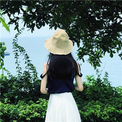 女生背影头像戴帽子唯美 女生头像 第9张