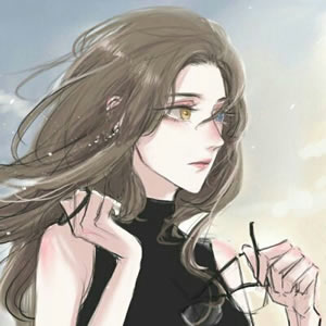 手绘素描现代高冷美女 女生头像 第3张