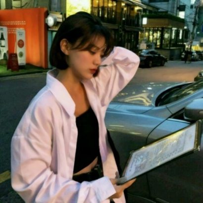 韩系原宿风女生高冷头像 女生头像 第21张