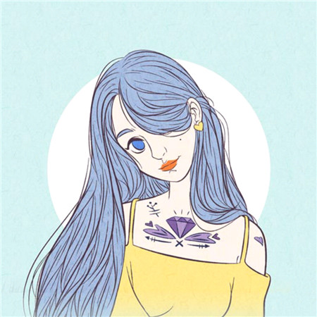 动漫头像女纹身 女生头像 第3张