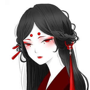 红眼动漫头像女 女生头像 第11张