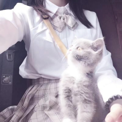 高中生制服部位女生头像 女生头像 第8张