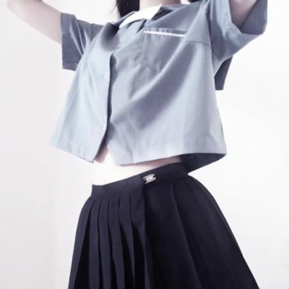 高中生制服部位女生头像 女生头像 第6张