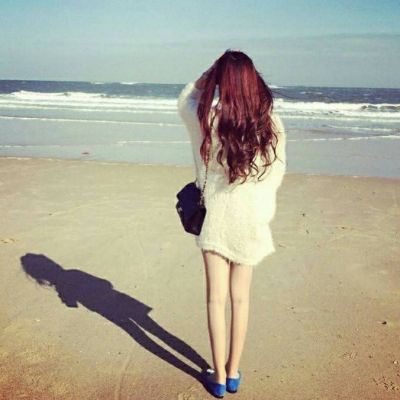 美女长发背后头像 女生头像 第15张