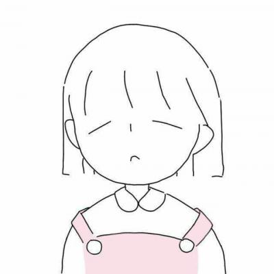 短发女生简笔画头像 女生头像 第9张