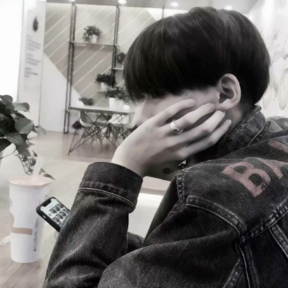 帅气男生遮脸图生头像 男生头像 第27张
