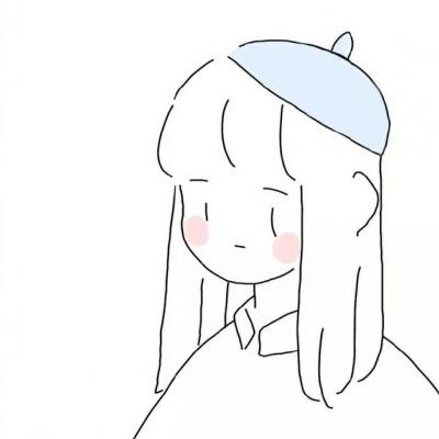 短发女生简笔画头像 女生头像 第6张