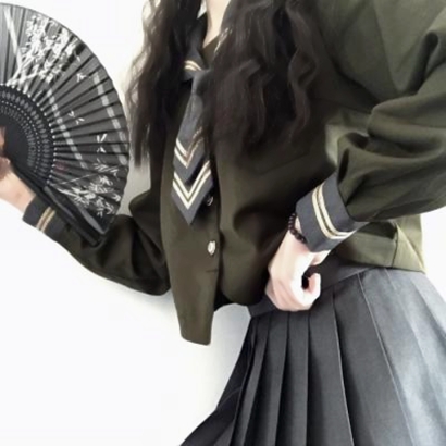 高中生制服部位女生头像 女生头像 第14张