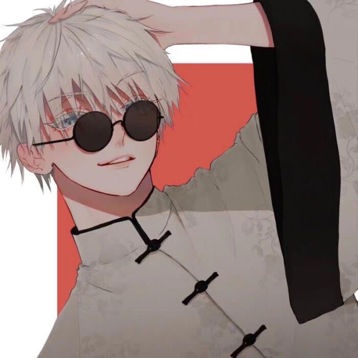 被这张动漫戴眼镜男生头像撩到