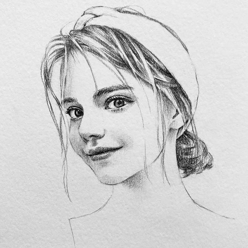 宝藏！美术素描头像高清临摹大图来袭