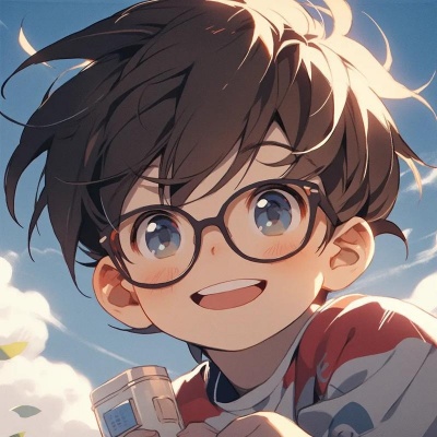 超绝！高清小男孩戴眼镜动漫头像来袭