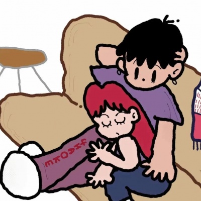 超绝！抽象搞怪一左一右卡通情头来袭