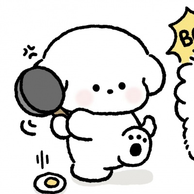 谁能拒绝狗狗主题的手绘卡通情头