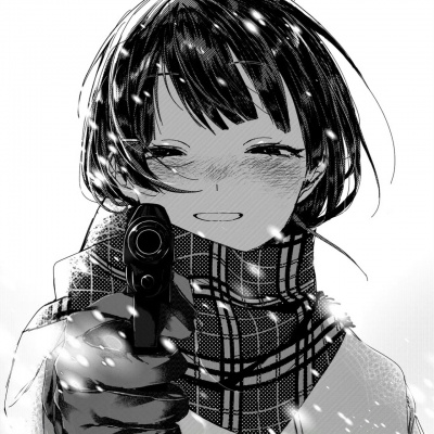 绝了！高清质感黑白动漫酷飒女生头像来袭