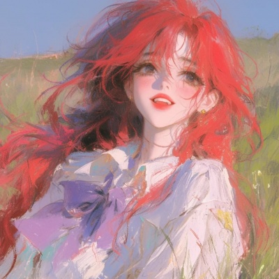 被这组自由感油画系女头美哭！治愈感拉满