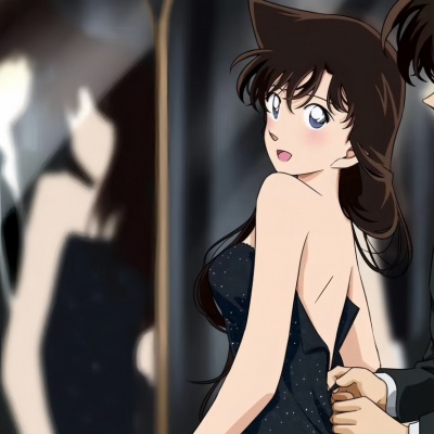 超甜预警！名侦探柯南柯南小兰动漫情侣头像来咯