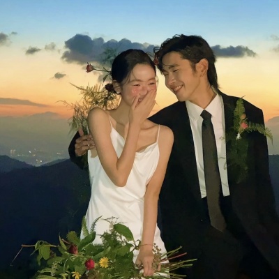 小众ins风双人情侣头像，高级感CP专属