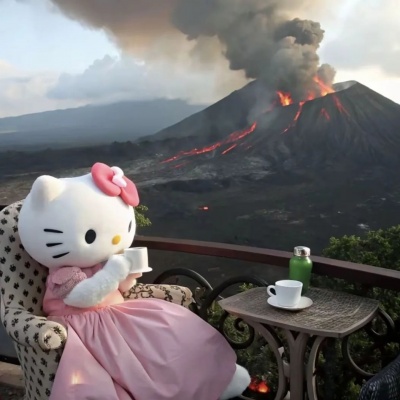 超绝！可爱凯蒂玩偶风发疯抽象头像来袭✨