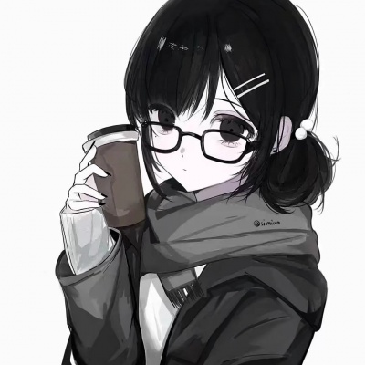 磕到了！超有氛围感的黑白情漫情侣头像