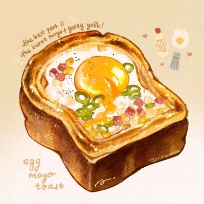 超美味的吐司面包头像来袭