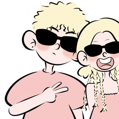 萌趣警告!超可爱搞怪卡通情侣头像来袭