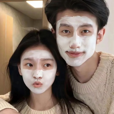 超稀有的真人情侣头像，满满的甜蜜的气息