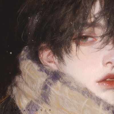 氛围感拉满的手绘冬日男生头像，太可啦