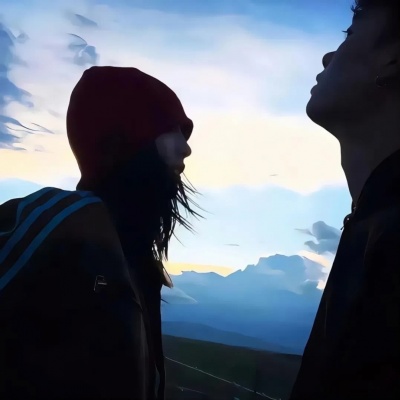 被狠狠拿捏的ins高级质感情侣头像