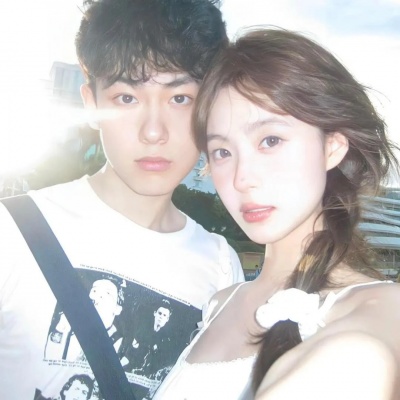 甜腻！氛围感双人情侣头像真人