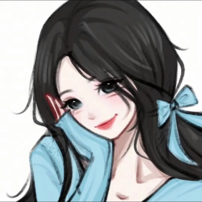 可爱甜美简约手绘女生头像合集