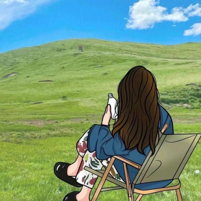 小众高级感二次元一左一右手绘情侣头像来咯