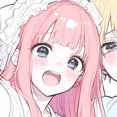 粉色系甜蜜动漫可爱系情头分享
